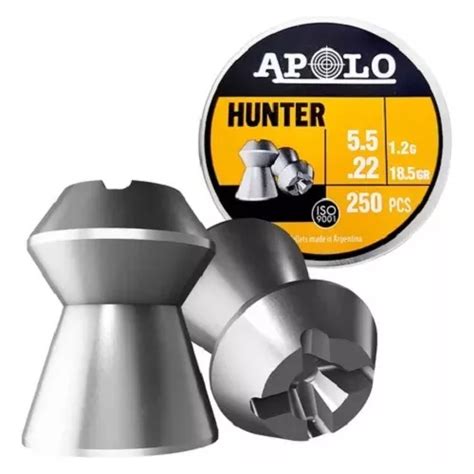 Balines Apolo Hunter Calibre 5 5 X 250 Unidades MercadoLibre