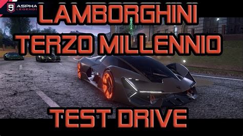 Asphalt 9 Legends Lamborghini Terzo Millennio Test Drive Youtube