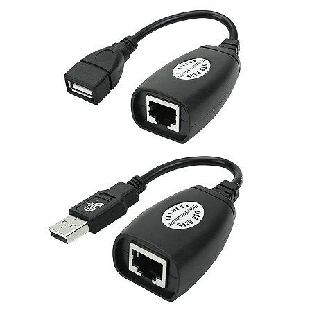 Cabo Extensor Usb A Macho Para Usb A Femea Via Rj M Rs Rob Tica