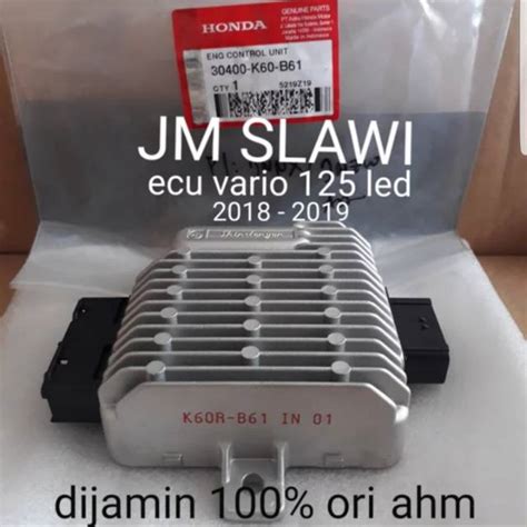 Jual 30400 K60 B61 Ecu Vario 125 Led New Ori Ahm Shopee Indonesia