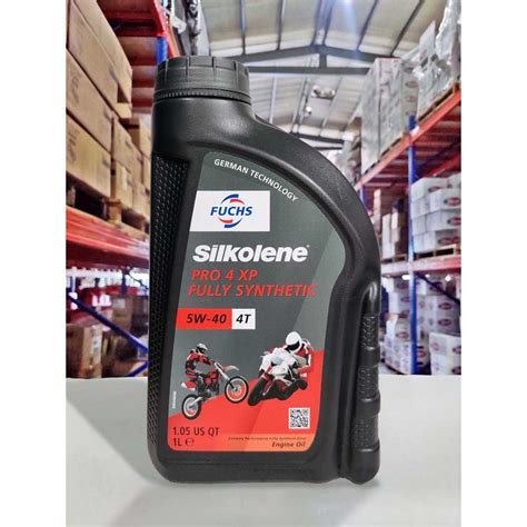 油工廠FUCHS SILKOLENE PRO 4 XP 5W40 5W 40 賽克龍 全合成 酯類 4T 蝦皮購物