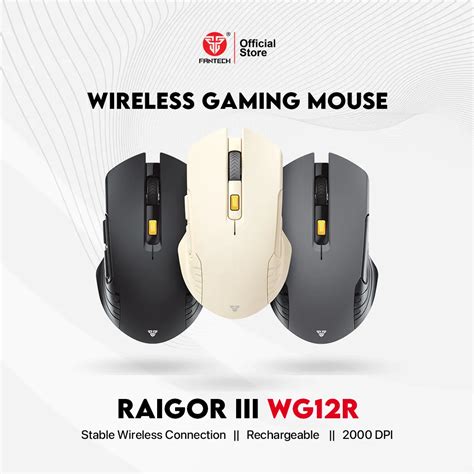 Fantech Mouse Rechargeable Wireless Raigor Gen Iii Wg R