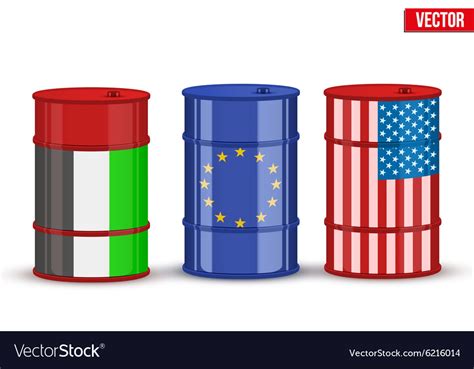 Benchmark Oil Brent Wti Dubai Crude Royalty Free Vector