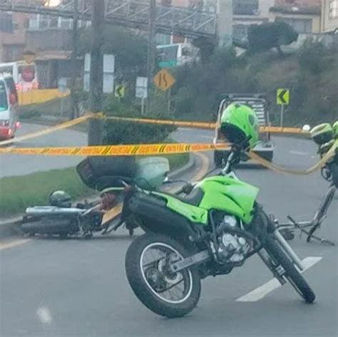 Trágico accidente en Bogotá ciclista murió arrollado por una moto