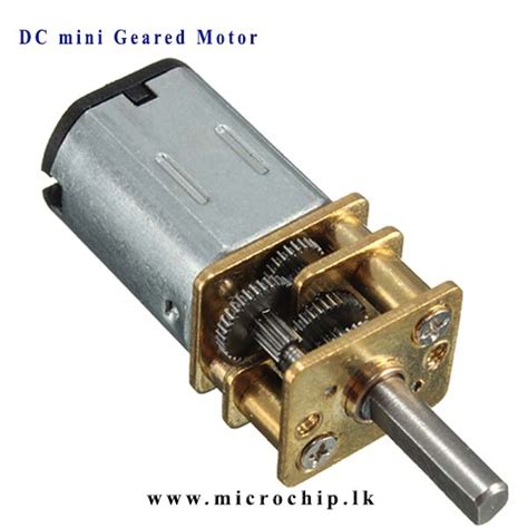 Rpm V A Mini Electric Dc Geared Motor For Robot Microchip Lk