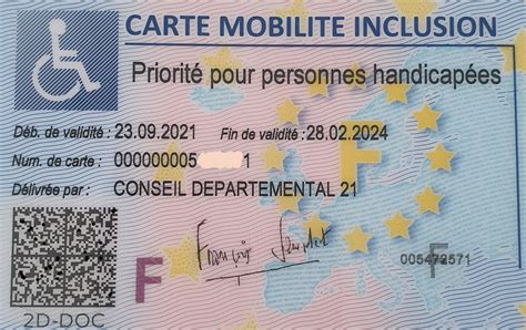 La Carte Mobilit Inclusion La Vie En Fibromyalgie