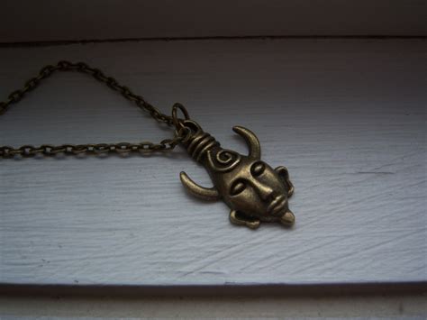 Amulet Necklace Demon Necklace Protection Amulet Etsy
