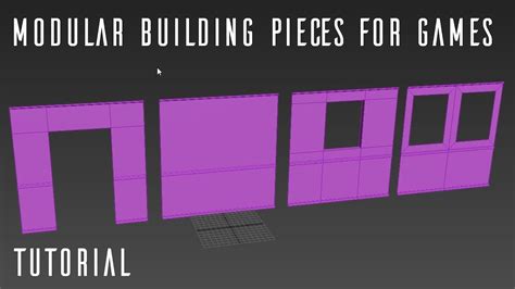 Tutorial Modular Building In Ue4 Youtube