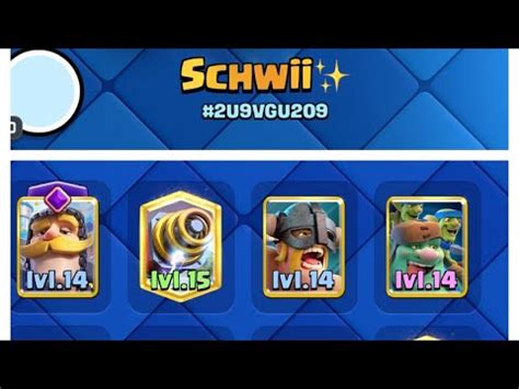 Strongest Sparky Goblin Giant Deck In Clash Royale Youtube