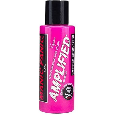 Manic Panic Amplified Semi Permanent Hair Color Cotton Candy Pink 4 Oz