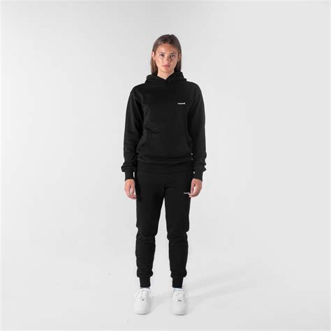 Fundamental Slim Fit Small Logo Sweatpants Black Fradimé Fradime