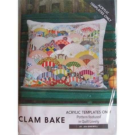 Buy Jen Kingwell Designs Clam Bake Acrylic Templates Only Jen Kingwell