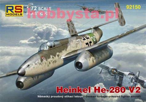 Heinkel He 280 With Jumo 004 Engine Rs Models 92150