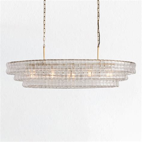 Ghiaccio Oval Chandelier Soothingease