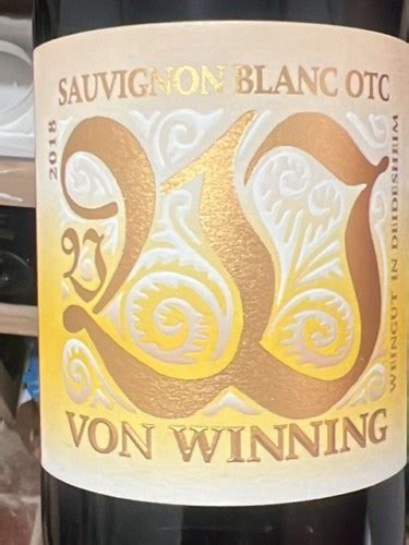 Von Winning Sauvignon Blanc Otc Vivino Us