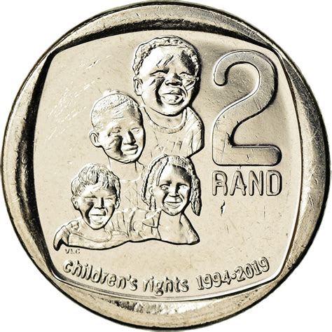 Two Rand 2019 Childrens Rights Coin From South Africa Online Coin Club