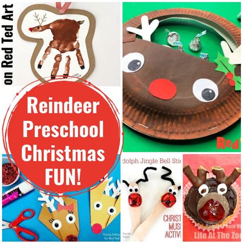 17 Reindeer Preschool Crafts