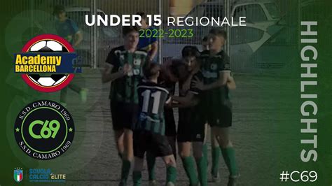 Under 15 Regionale girone D 13ª giornata Academy Barcellona