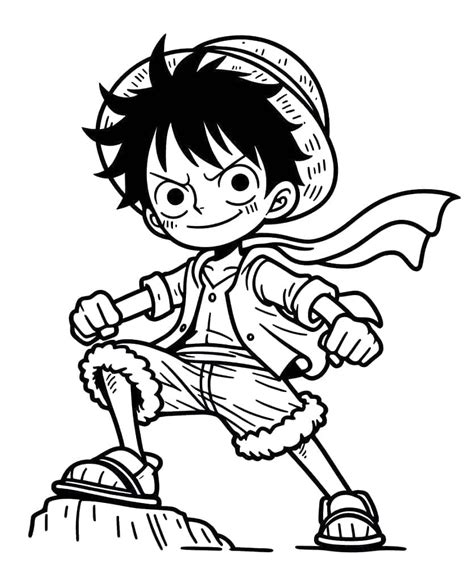 Desenhos De Luffy Gear 5 One Piece Para Colorir E Imprimir