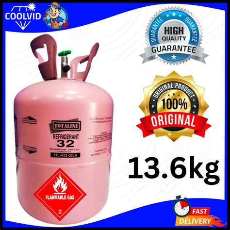 Coolvid Refrigerant Totaline R32 Refrigerant 32 Original Freon Tank 10kg Lazada Ph