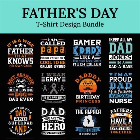 Father S Day T Shirt Design Bundle Masterbundles