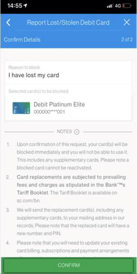 guide  report lost stolen card standard chartered brunei