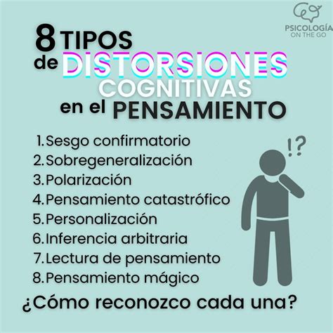 Qué son las Distorsiones Cognitivas Tipos de Pensamientos