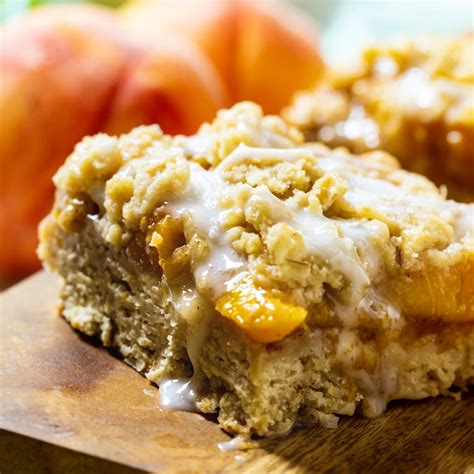 Peach Cobbler Bars Recipe Spicy Southern Kitchen