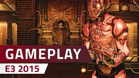 DOOM 4 Gameplay Singleplayer Trailer 1 E3 2015 YouTube