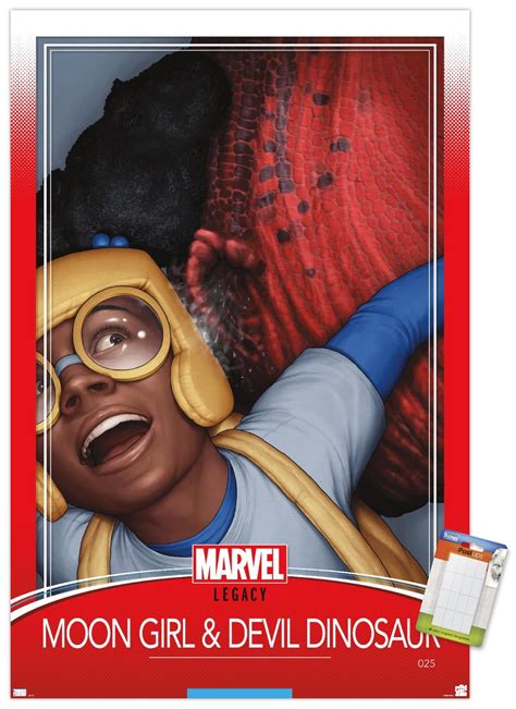 Marvel Moon Girl And Devil Dinosaur Legacy Wall Poster 14725 X 22