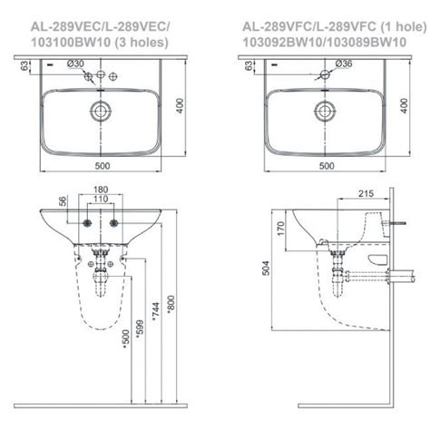 Chậu Rửa Mặt Lavabo Inax Al 289vl 288vc Treo Tường Chân Ngắn