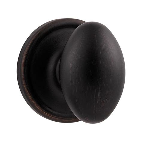 Kwikset Signature Laurel Venetian Bronze Passage Door Knob Single Pack