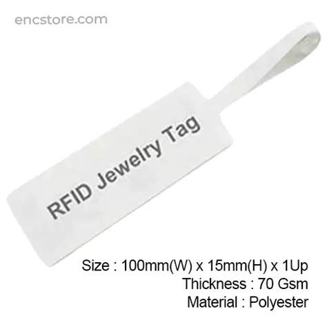 Self Adhesive UHF RFID Jewellery Label Tag