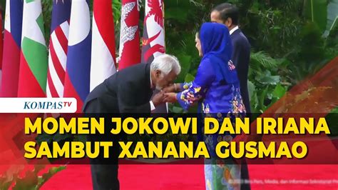 Momen Xanana Gusmao Disambut Jokowi Dan Iriana Di Ktt Asean Sempat