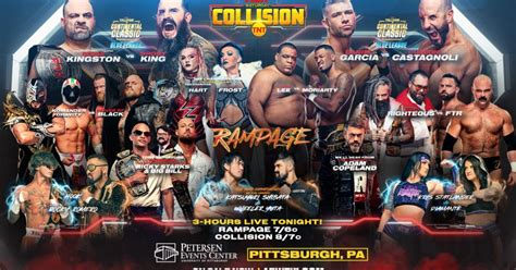 Aew Collision Results 11 25 23 The Blue League Of The Continental Classic Begins