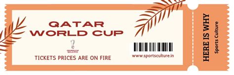 Qatar World cup Tickets price Is On Fire [2022] Here is Why!