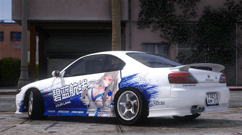 Itasha Nissan Silvia S 15 Spec R Azur Lane Saint Louis Paintjob