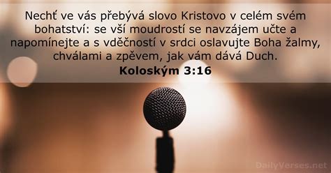 28 června 2024 Biblický verš dne Koloským 3 16 DailyVerses net