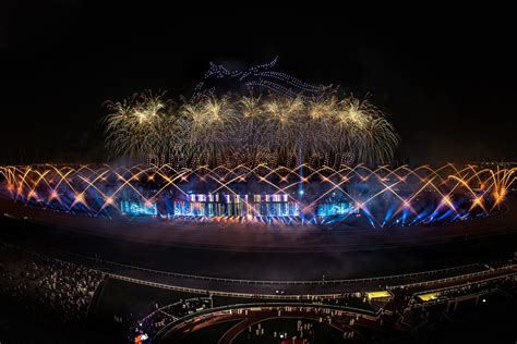 Dubai World Cup 2023 Meydan Racecourse FLASH ART FX Feuerwerk