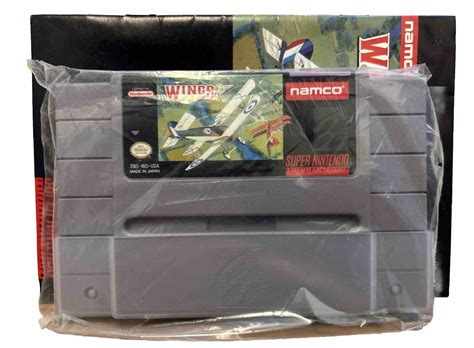 Wings 2 Aces High Nintendo Super Snes Video Game Ntsc U Vgcfast