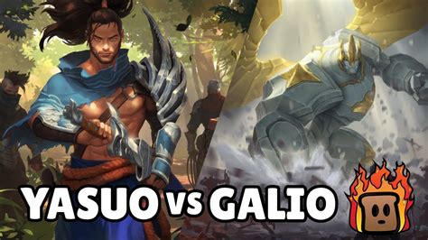 Yasuo Vs Galio Youtube