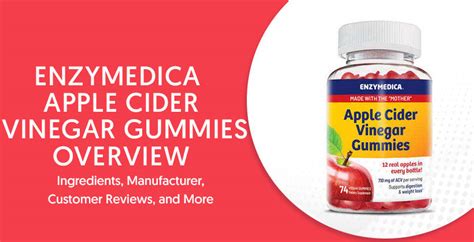 Enzymedica Acv Gummies Reviews How Does It Work