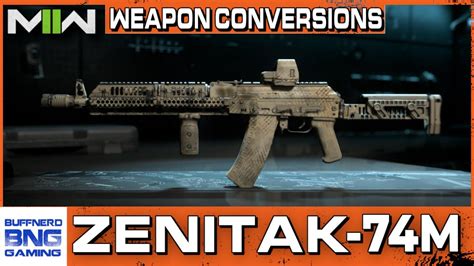 Zenitco AK 74M Weapon Conversion Call Of Duty Modern Warfare II YouTube