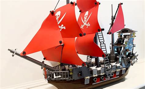 Pirate Ship Building Block Set 1 123 Pieces Pirate Ship Model For