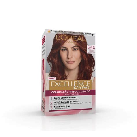 Buy Loréal Paris Excellence Creme 6 46 Light Copper Red Hair Dye · Usa