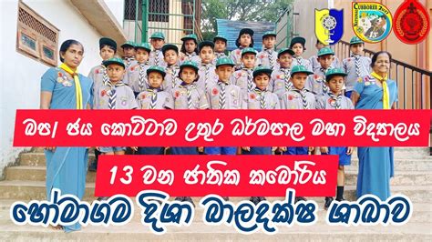 Scout Cubboree 2022 Kottawa North Dharmapala Maha Vidyalaya 9th