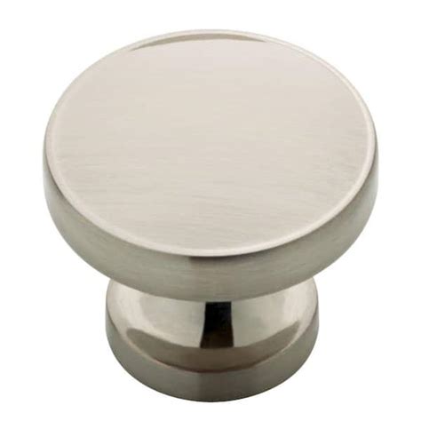 Liberty Phoebe In Mm Modern Satin Nickel Round Cabinet