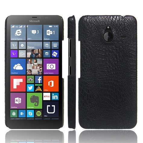 Capa Traseira De Couro De Luxo Para Celular Para Nokia Microsoft Lumia