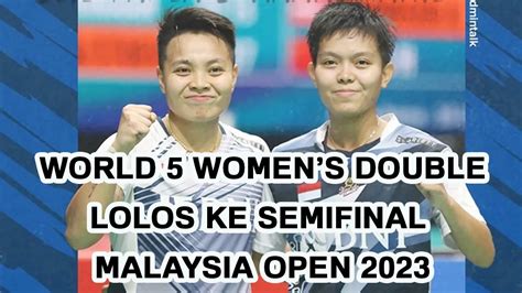 Menakjubkan Siti Fadia Tembus Semifinal Malaysia Open 2023 Langsung