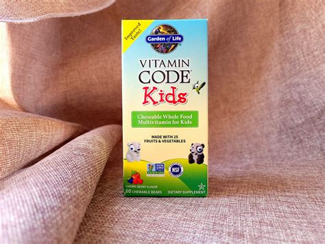 Garden of Life, Vitamin Code, для детей, жевательные цельнопищевые ...